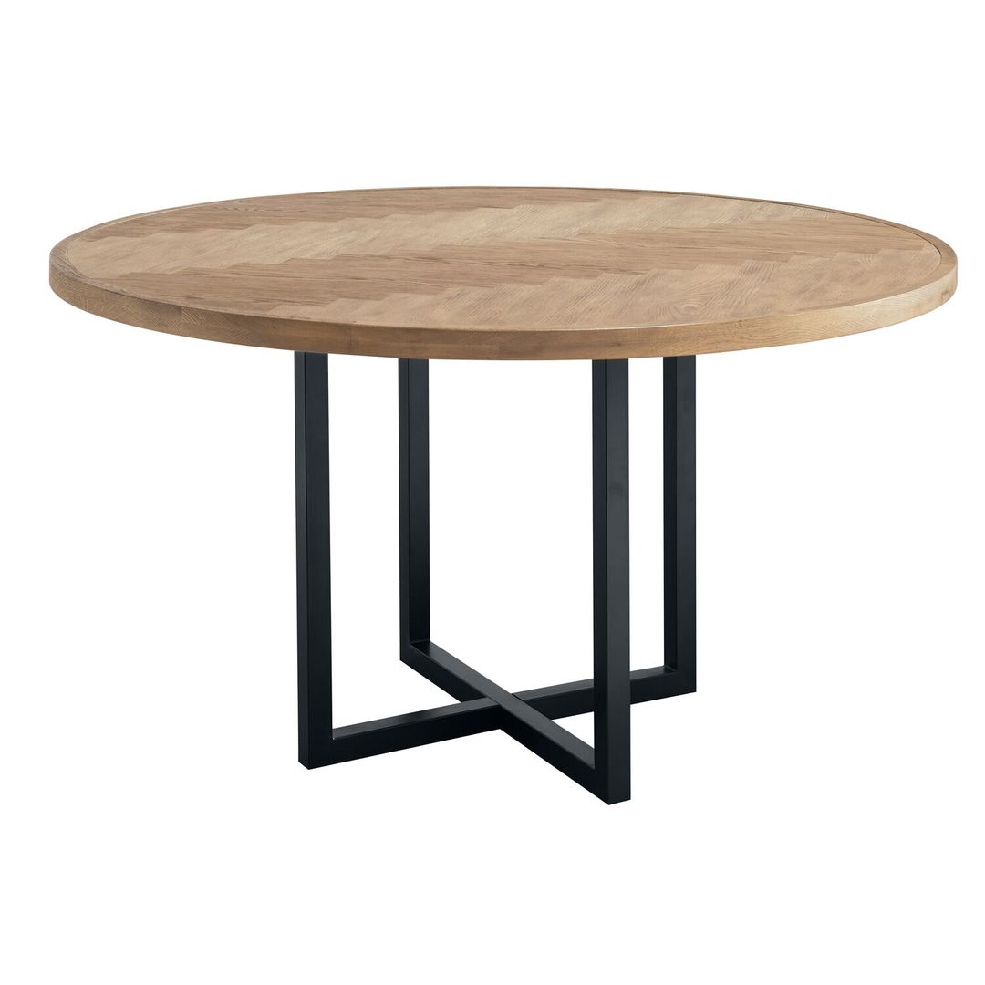 Eettafel Vinito 140 cm rond eiken fineer naturel