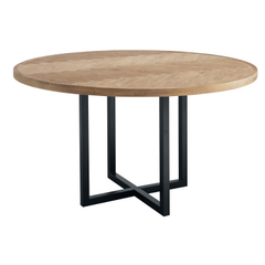 Eettafel Vinito 140 cm rond eiken fineer naturel