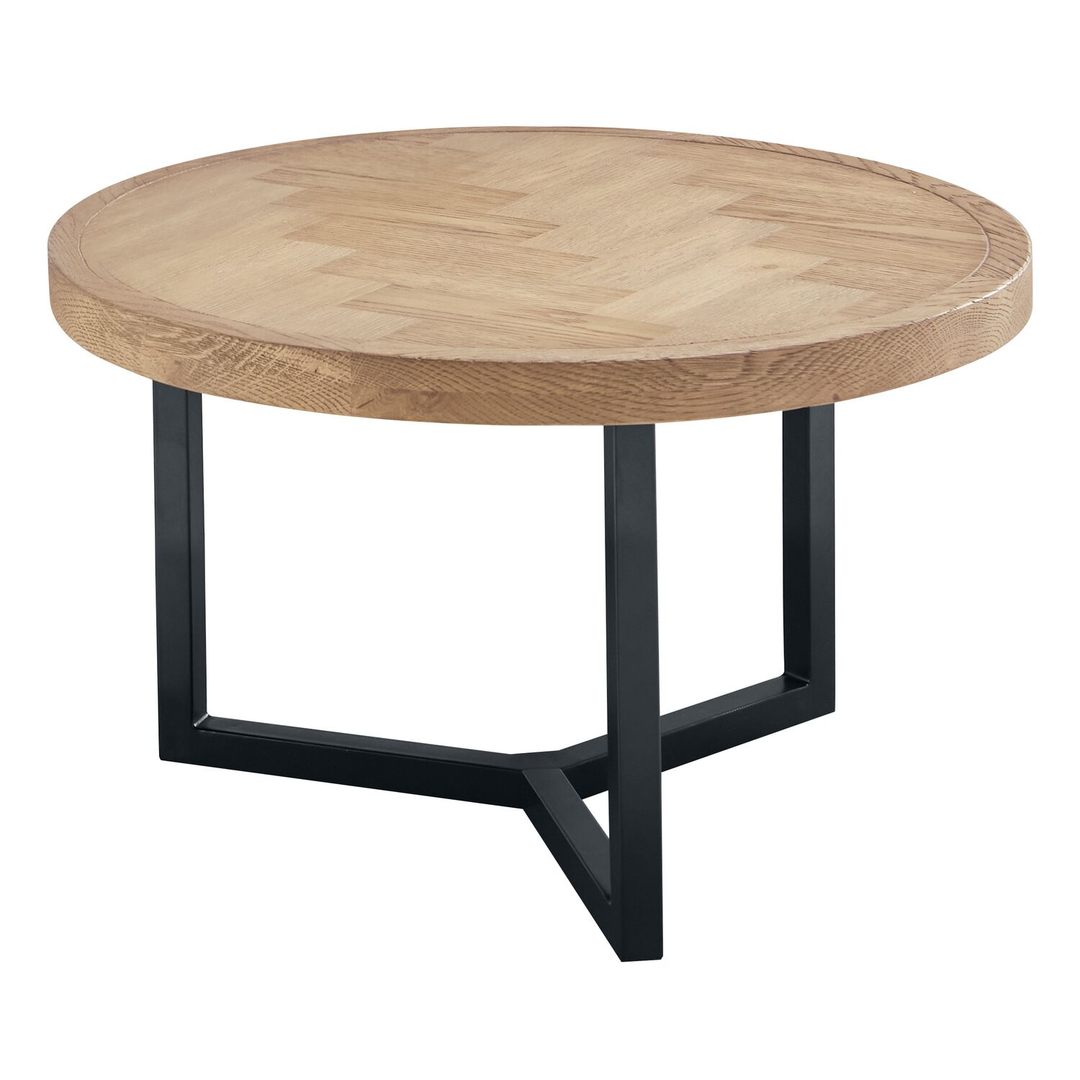 Bijzettafel Vinito 60 cm rond (1 stuk) eiken fineer naturel