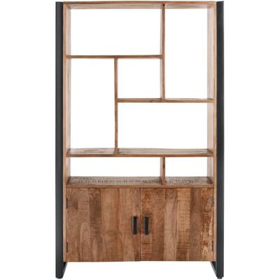 Vakkenkast Newhaven mangohout 180x110x43 cm