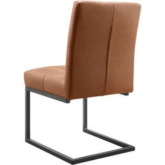 Eetkamerstoel Oro microleder bruin