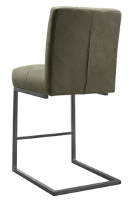 Barkruk Oro microleder groen