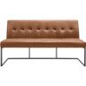 Eetkamerbank Oro 170 cm microleder bruin