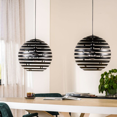 Hanglamp Fiorenza Ø 40 cm zwart staal 2-lichts
