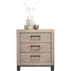 Ladekast Hevano eikenhout 79x72x40 cm moose