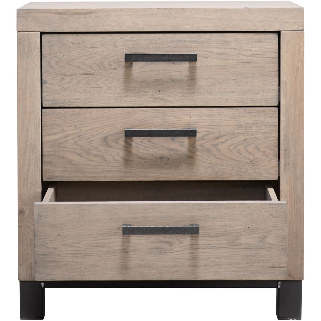 Ladekast Hevano eikenhout 79x72x40 cm moose