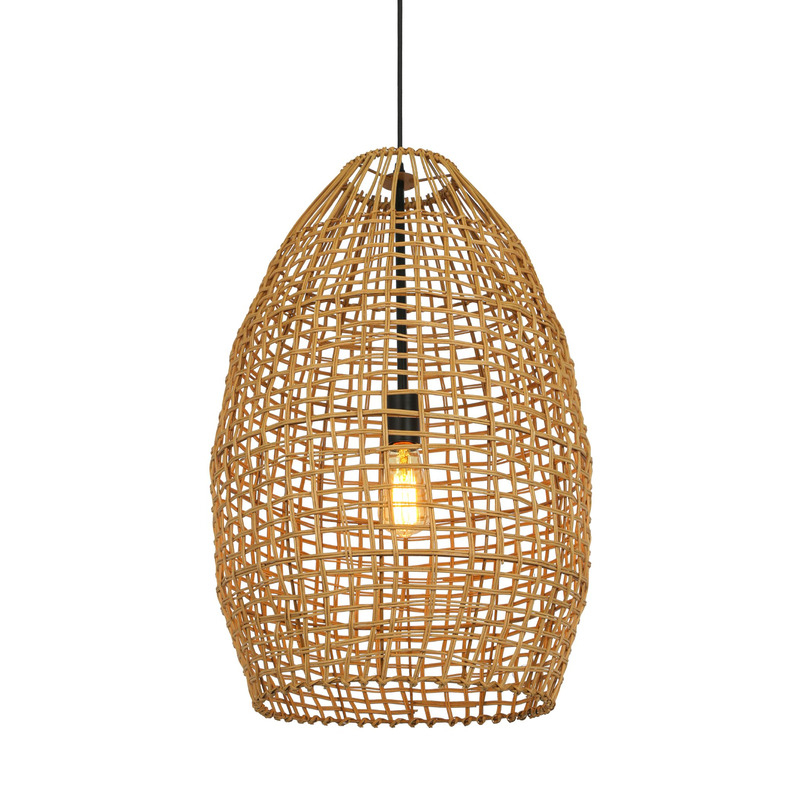 Hanglamp Orcia rond 46 cm rotan honing