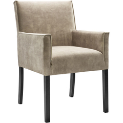 Eetkamerstoel Avanza met armleuning beige