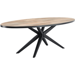 Eettafel Sandton 220x120 cm ovaal