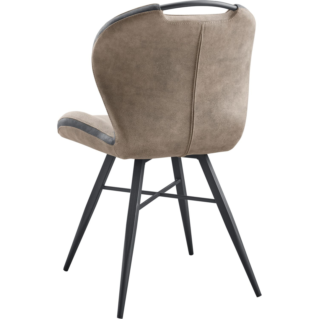 Eetkamerstoel Tantini microvezel taupe