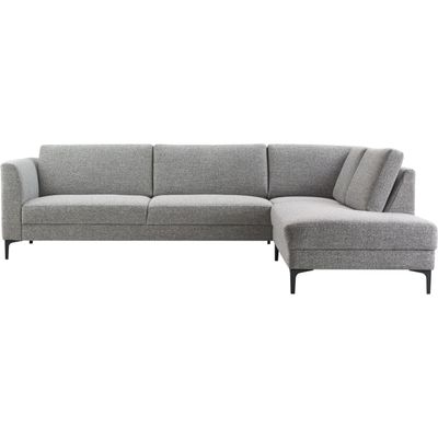Hoekbank rechts Gulnare grijs premium comfort