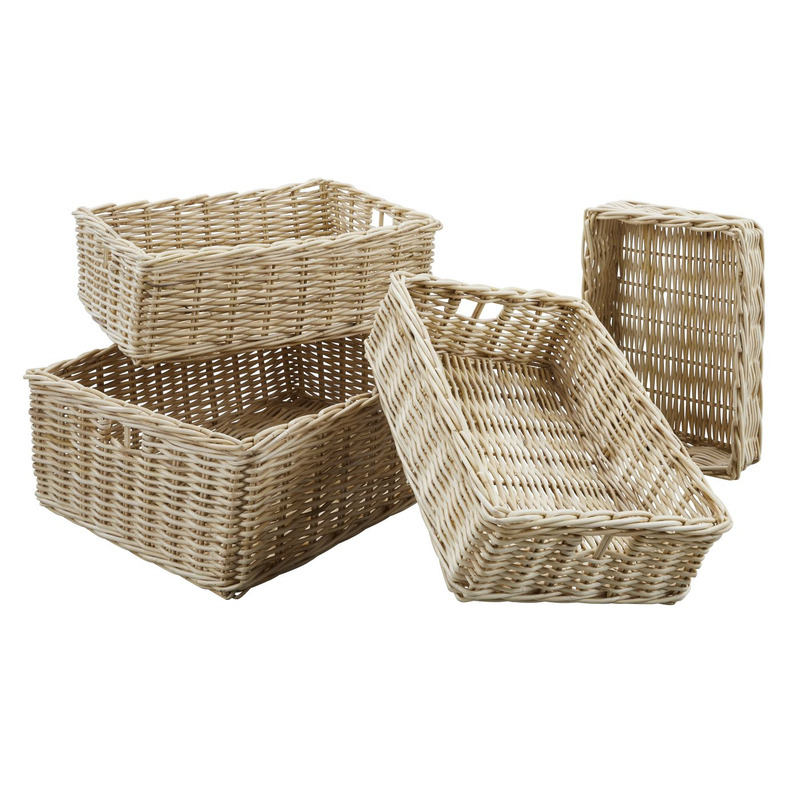Mand Cestelli rechthoek XL naturel