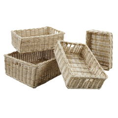 Mand Cestelli rechthoek XL naturel