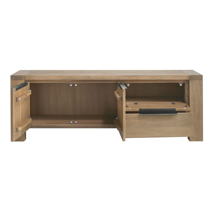 Tv-meubel Valvola (165 cm) acaciahout smoked brown