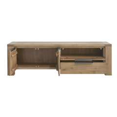 Tv-meubel Valvola (190 cm) acaciahout smoked brown