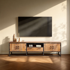 TV-meubel Mesola (220 Cm) mango natural