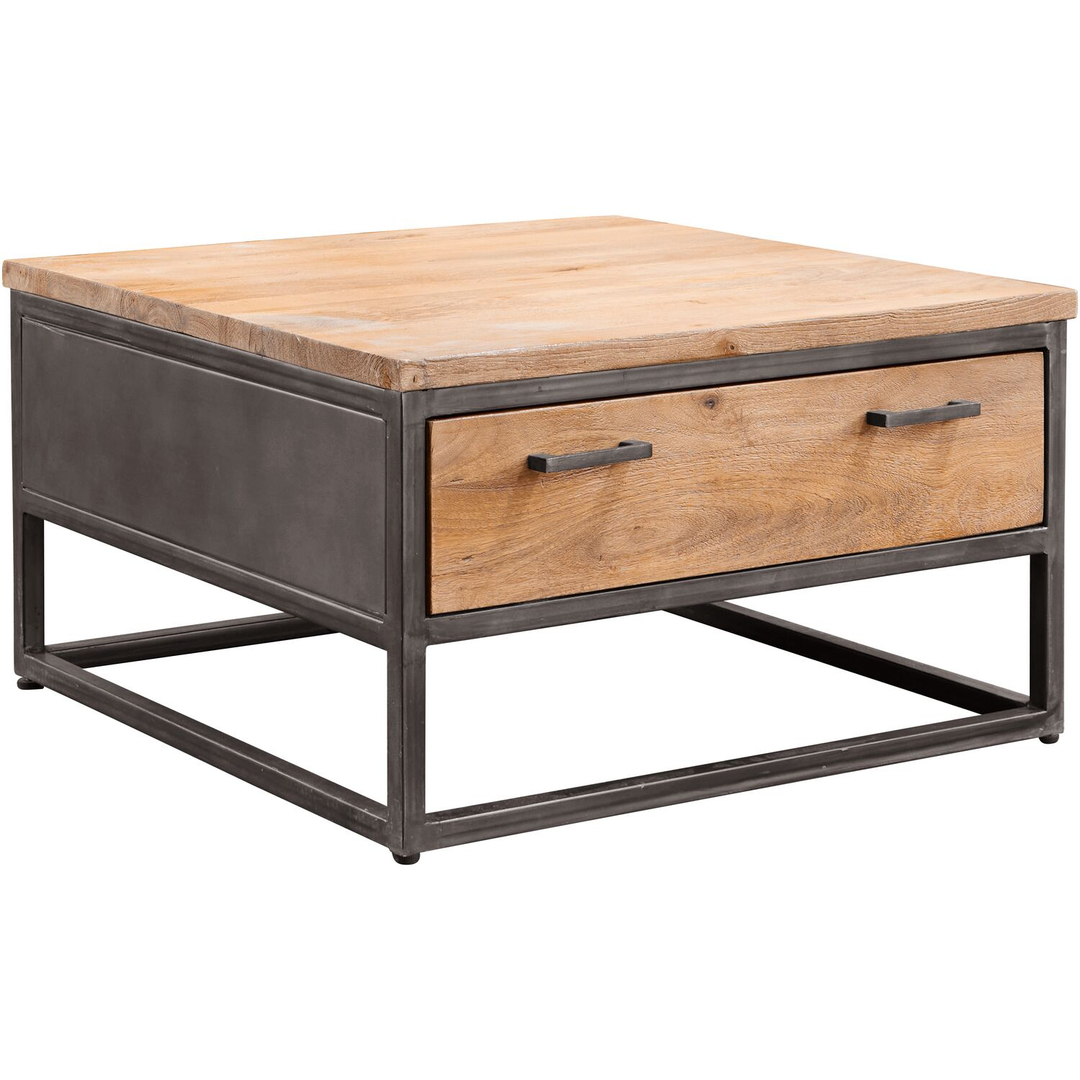 Salontafel Mesola 75x75 cm vierkant mango natural