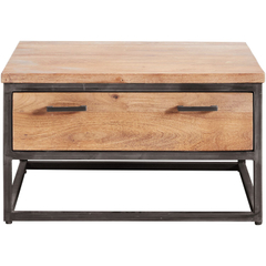 Salontafel Mesola 75x75 cm vierkant mango natural