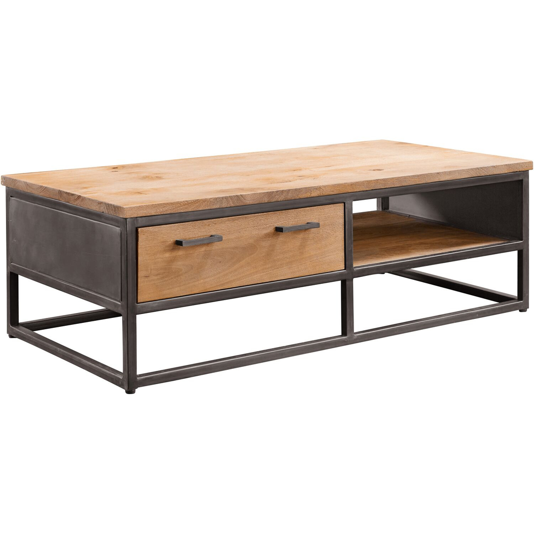 Salontafel Mesola 65x130 cm rond mango natural