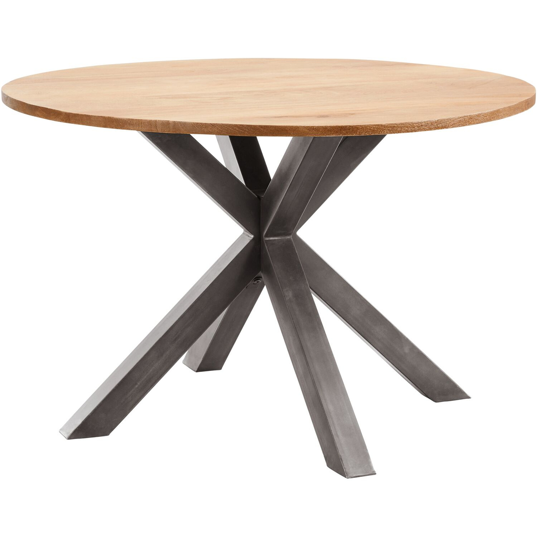 Eettafel Mesola mangohout 120 cm rond natural