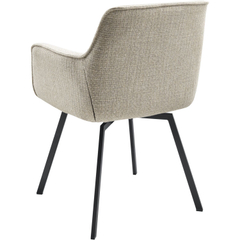 Eetkamerstoel Turelli draaibaar beige
