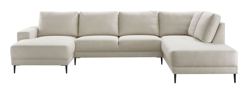 Hoekbank rechts Portona ecru premium comfort
