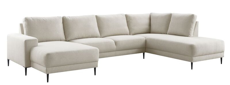 Hoekbank rechts Portona ecru premium comfort
