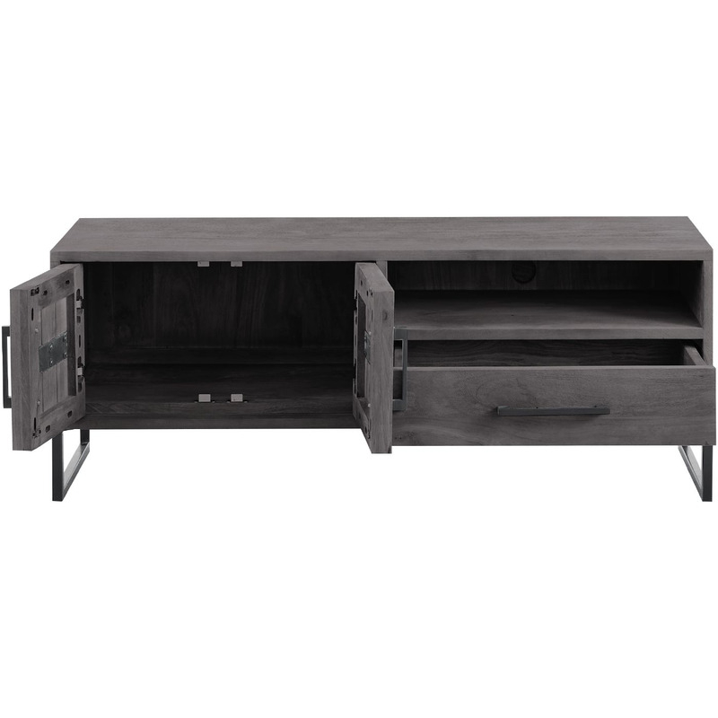 TV-meubel Piastra 126 cm zwart