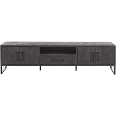TV-meubel Piastra 188 cm zwart