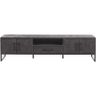 TV-meubel Piastra 188 cm zwart