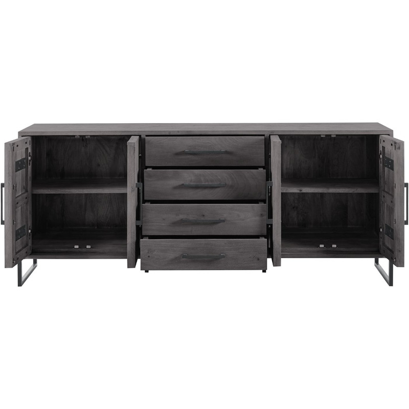 Dressoir Piastra 188 cm zwart