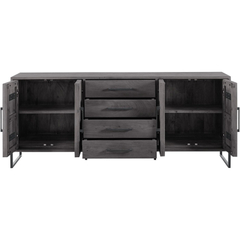 Dressoir Piastra 188 cm zwart