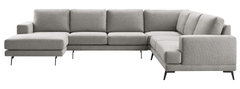 Hoekbank rechts Acante grijs supreme comfort
