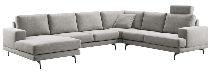 Hoekbank rechts Acante grijs supreme comfort