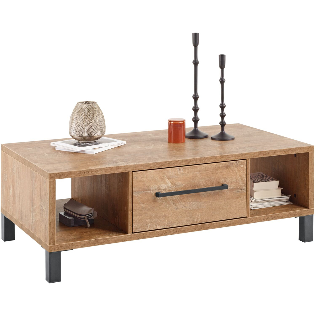 Salontafel Alva 125x68 cm orange teak rechthoekig