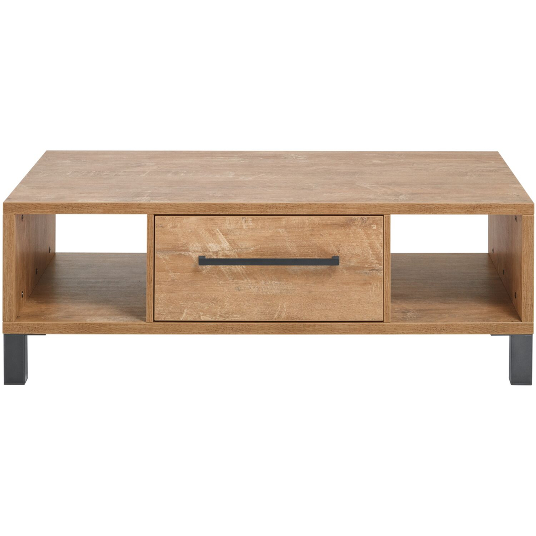 Salontafel Alva 125x68 cm orange teak rechthoekig