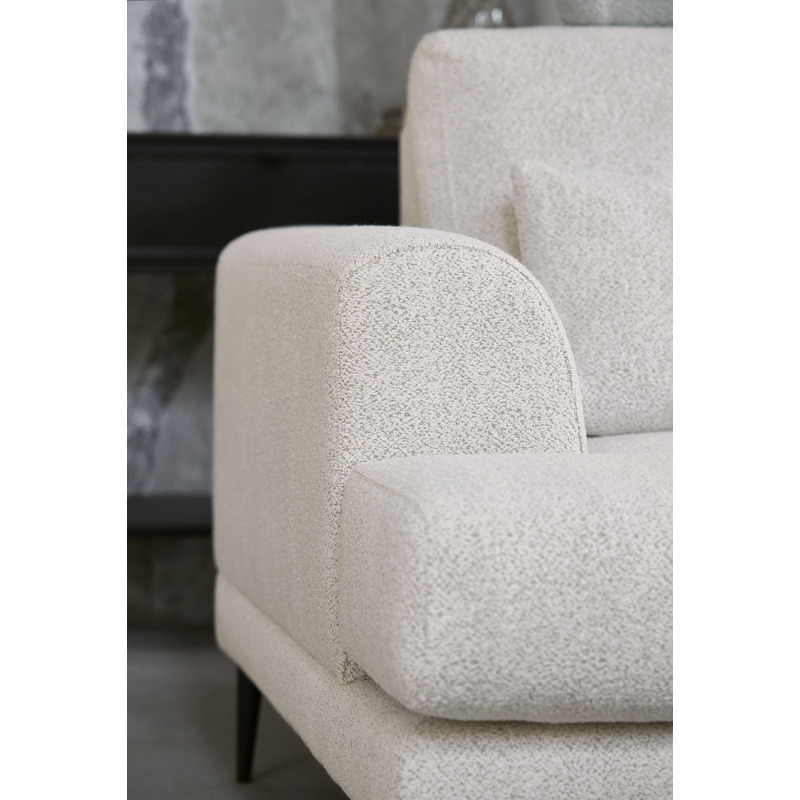 Hoekbank rechts Ansio beige premium comfort