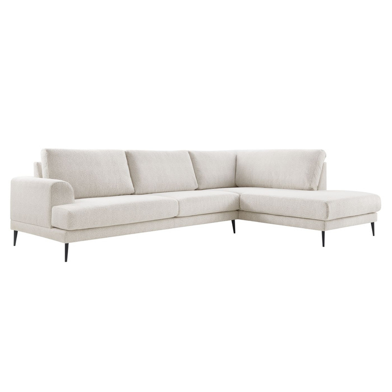 Hoekbank rechts Ansio beige supreme comfort