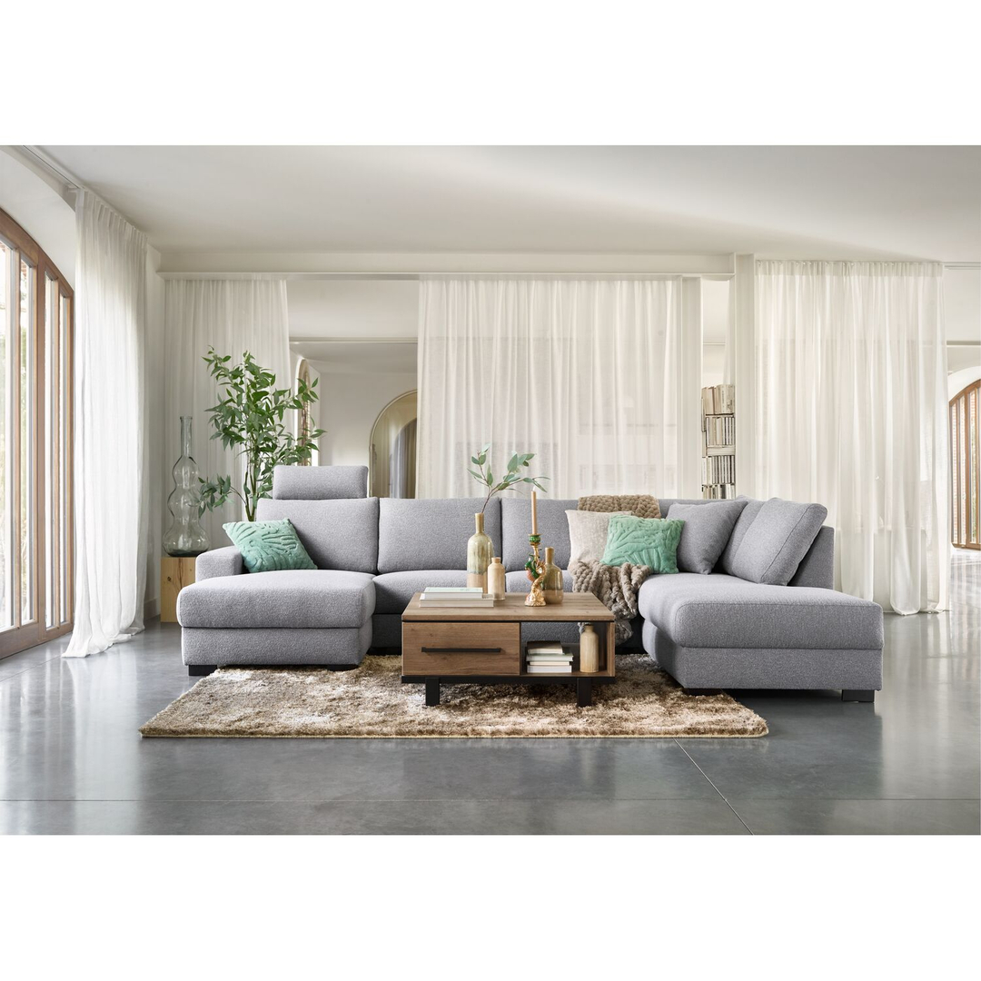 Salontafel Adanti 90x90 cm vierkant barley