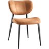 Eetkamerstoel Gomba microvezel cognac