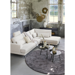 Salontafel Lineto 64x80 cm organisch zwart keramiek