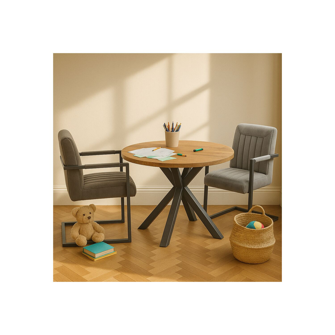 Kindertafel Mesola 70 cm rond mango naturel