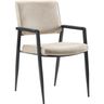 Eetkamerstoel Jisca microvezel beige