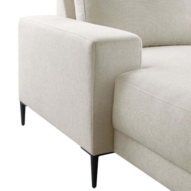 Hoekbank rechts Portona ecru basic comfort