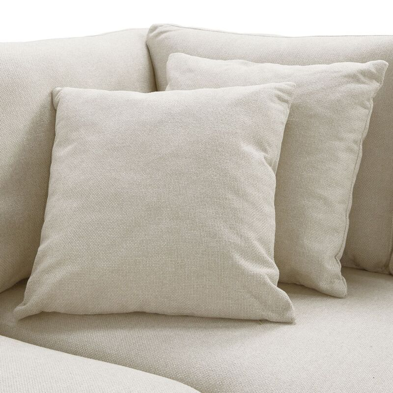 Hoekbank rechts Portona ecru basic comfort