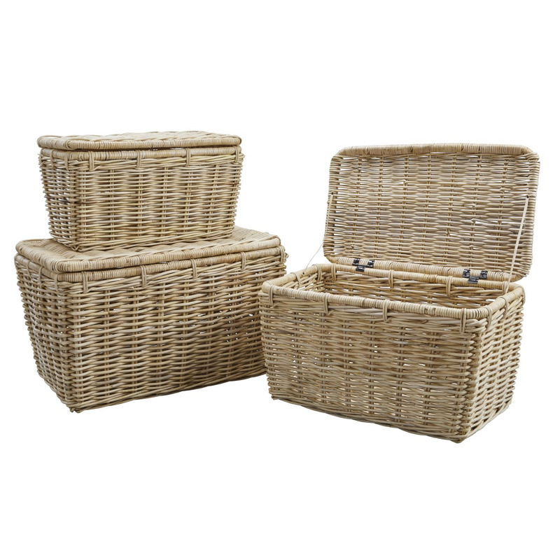 Mand Cestelli rechthoek S naturel