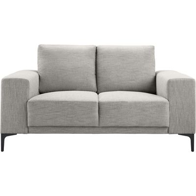 2 zitsbank Clanton grijs basic comfort