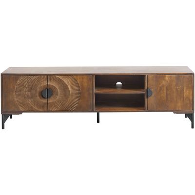 TV-meubel Nocona mangohout 190 cm
