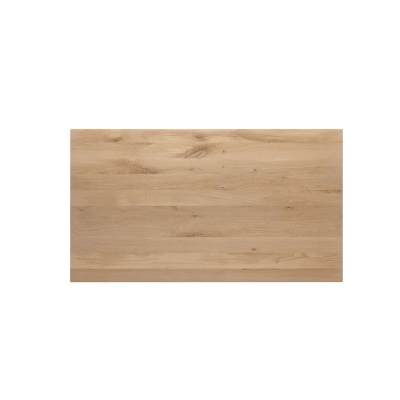 Bartafel Tavolo 160x90 rechthoek eiken naturel grijs matrixpoot