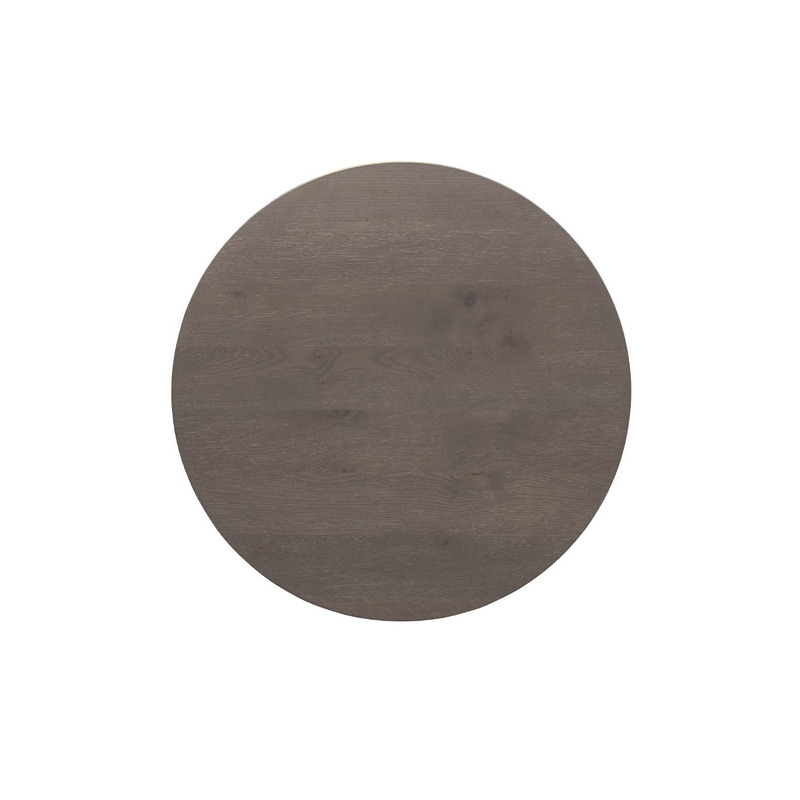 Salontafel Tavolo eikenhout 80 cm rond grafiet